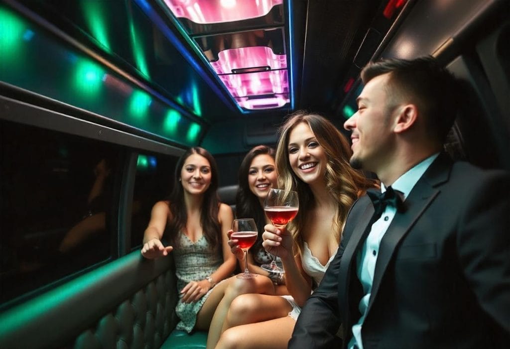 How Many People Fit in a Party Bus? Capacity by Size 1 party bus