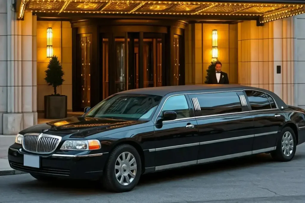 black car limo