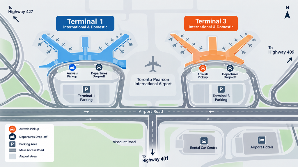 Pearson Terminal 1 vs 3: Which Terminal Is Your Flight? 1 ways of terminal 1 and 2